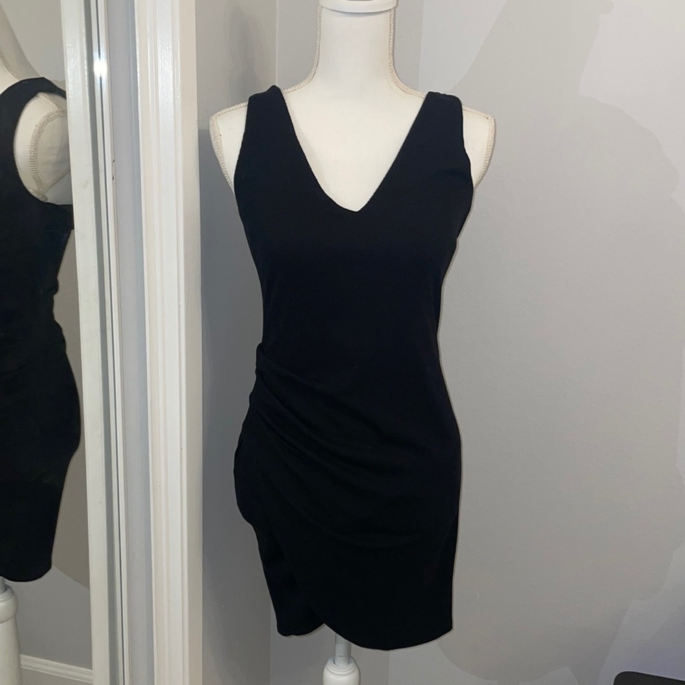 Ribbed Black Ribbed dress